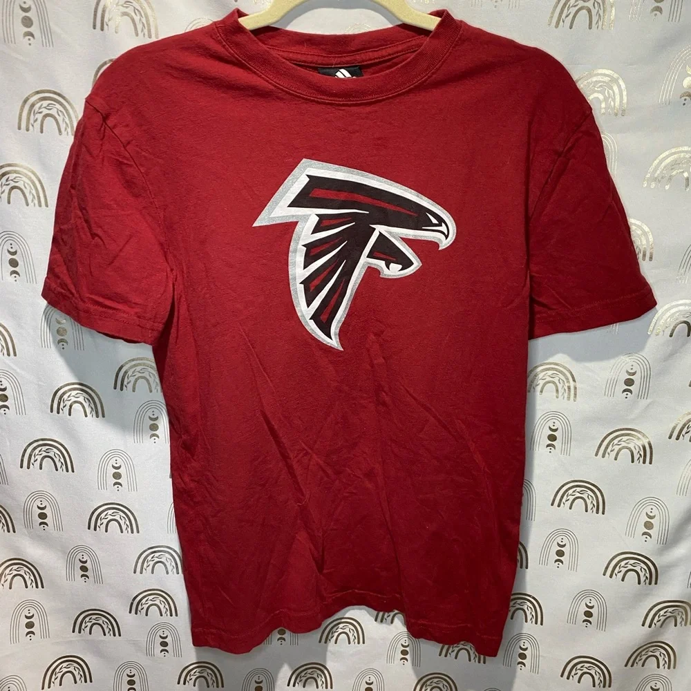 Adidas Red Short Sleeve Atlanta Falcons Tee